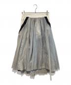 sacai×NIKEサカイ×ナイキ）の古着「インナーショーツプリーツスカート」｜グレー×ホワイト