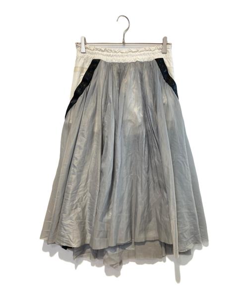 sacai（サカイ）sacai (サカイ) NIKE (ナイキ) インナーショーツプリーツスカート グレー×ホワイト サイズ:Ｓの古着・服飾アイテム