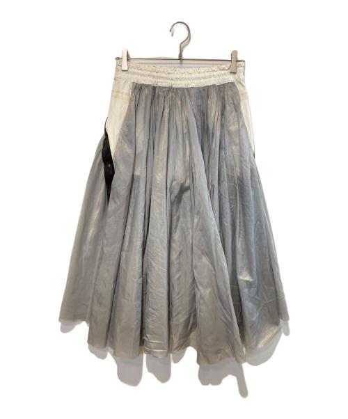 sacai（サカイ）sacai (サカイ) NIKE (ナイキ) インナーショーツプリーツスカート グレー×ホワイト サイズ:Ｓの古着・服飾アイテム