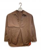 CREDONAクレドナ）の古着「THE C SKIPPER SHIRTS」｜ブラウン