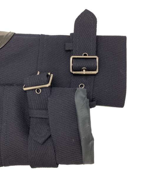 BURBERRY BRIT（バーバリーブリット）BURBERRY BRIT (バーバリーブリット) レザー切替トレンチコート ネイビー サイズ:UK8の古着・服飾アイテム