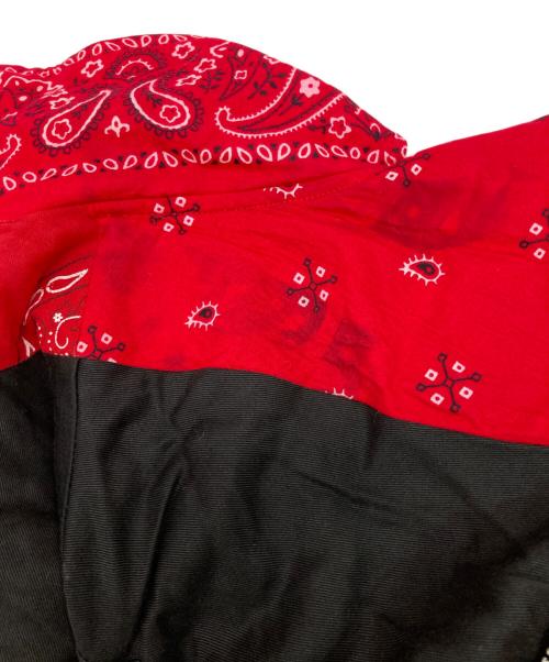 AMIRI（アミリ）AMIRI (アミリ) BANDANA RIDERS JACKET レッド サイズ:Mの古着・服飾アイテム