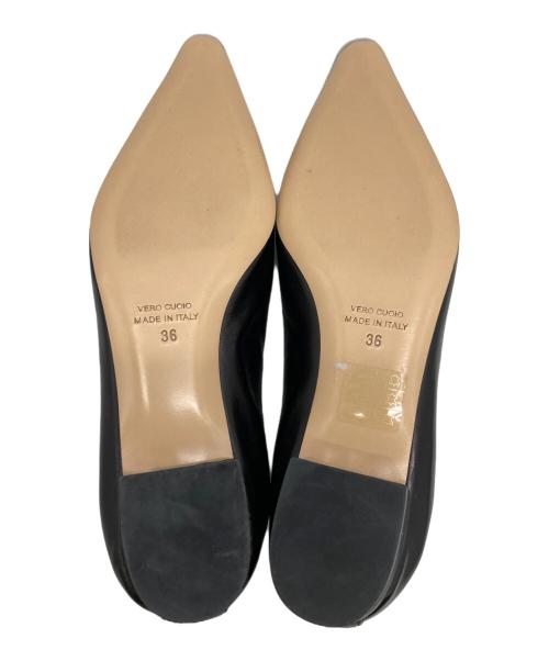 NEBULONIE（ネブローニ）NEBULONIE (ネブローニ) フラットシューズ ブラック サイズ:36（23.0cm～23.5cm相当）の古着・服飾アイテム