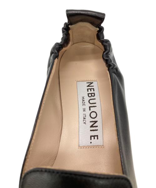 NEBULONIE（ネブローニ）NEBULONIE (ネブローニ) フラットシューズ ブラック サイズ:36（23.0cm～23.5cm相当）の古着・服飾アイテム