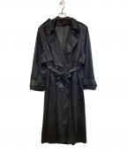 PERVERZEパーバーズ）の古着「Large Double Brest Coat」｜ブラック
