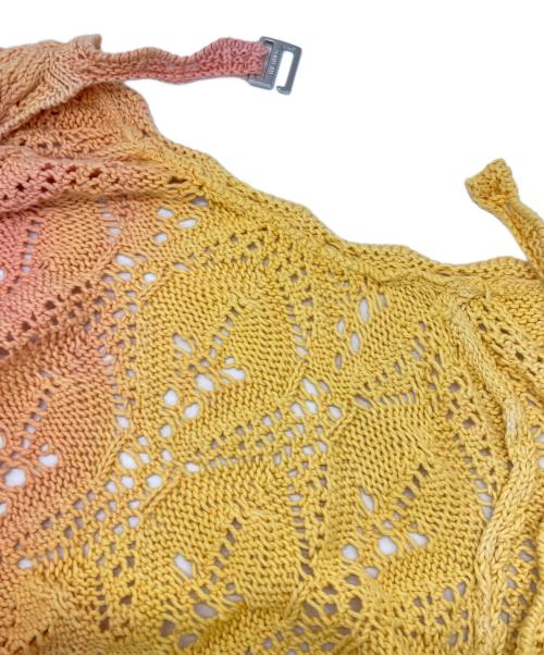 THE ATTICO（ジ アティコ）THE ATTICO (ジ アティコ) tie-dye crochet knit ピンク サイズ:46の古着・服飾アイテム