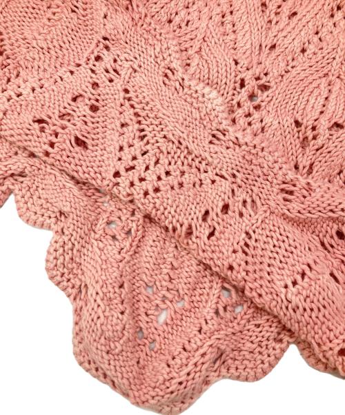 THE ATTICO（ジ アティコ）THE ATTICO (ジ アティコ) tie-dye crochet knit ピンク サイズ:46の古着・服飾アイテム