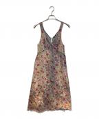 R13アールサーティン）の古着「ミディ丈ドレス」｜グレー