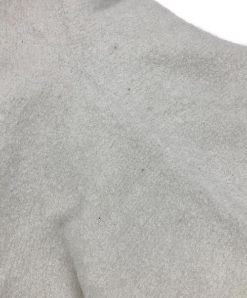 Lauren Manoogian（ローレン マヌージアン）Lauren Manoogian (ローレン マヌージアン) アルパカ混ニットガウンコート ホワイト サイズ:Sの古着・服飾アイテム