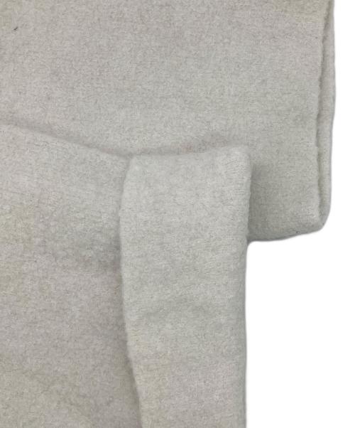 Lauren Manoogian（ローレン マヌージアン）Lauren Manoogian (ローレン マヌージアン) アルパカ混ニットガウンコート ホワイト サイズ:Sの古着・服飾アイテム