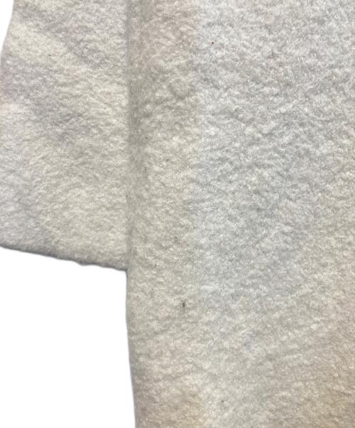 Lauren Manoogian（ローレン マヌージアン）Lauren Manoogian (ローレン マヌージアン) アルパカ混ニットガウンコート ホワイト サイズ:Sの古着・服飾アイテム