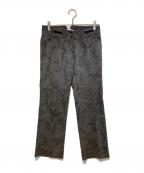 DOLCE & GABBANAドルチェ＆ガッバーナ）の古着「ローラル ボタニカル スラックス」｜グレー