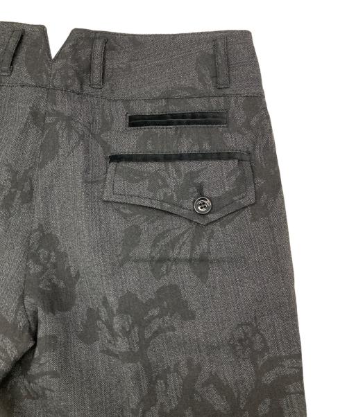 DOLCE & GABBANA（ドルチェ＆ガッバーナ）DOLCE & GABBANA (ドルチェ＆ガッバーナ) ローラル ボタニカル スラックス グレー サイズ:38の古着・服飾アイテム