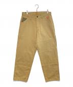 HUMAN MADEヒューマンメイド）の古着「ヘリンボーンペインターパンツ」｜ベージュ