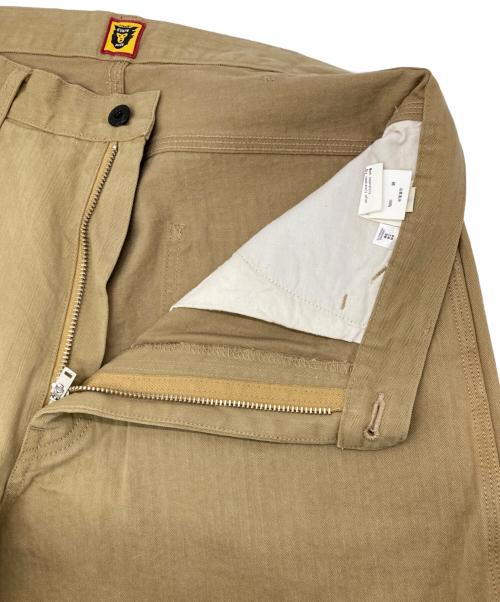 HUMAN MADE（ヒューマンメイド）HUMAN MADE (ヒューマンメイド) ヘリンボーンペインターパンツ ベージュ サイズ:Lの古着・服飾アイテム