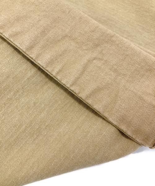 HUMAN MADE（ヒューマンメイド）HUMAN MADE (ヒューマンメイド) ヘリンボーンペインターパンツ ベージュ サイズ:Lの古着・服飾アイテム