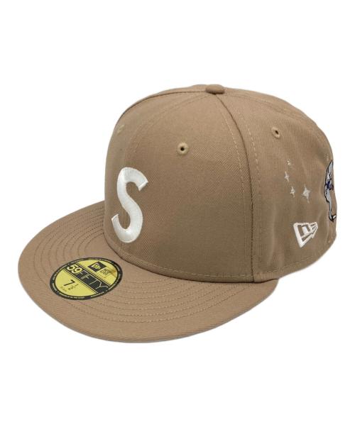 SUPREME（シュプリーム）SUPREME (シュプリーム) New Era (ニューエラ) キャップ ベージュ サイズ:7 1/2（59.6cm） 未使用品の古着・服飾アイテム