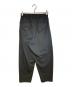 ATTACHMENT (アタッチメント) ノイズコーティング4WAYストレッチタフタ2タックワイドテーパードパンツ ブラック サイズ:1：5000円