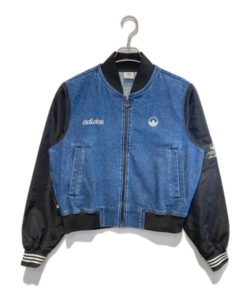 adidas（アディダス）adidas (アディダス) カレッジデニムジャケット インディゴ サイズ:XSの古着・服飾アイテム