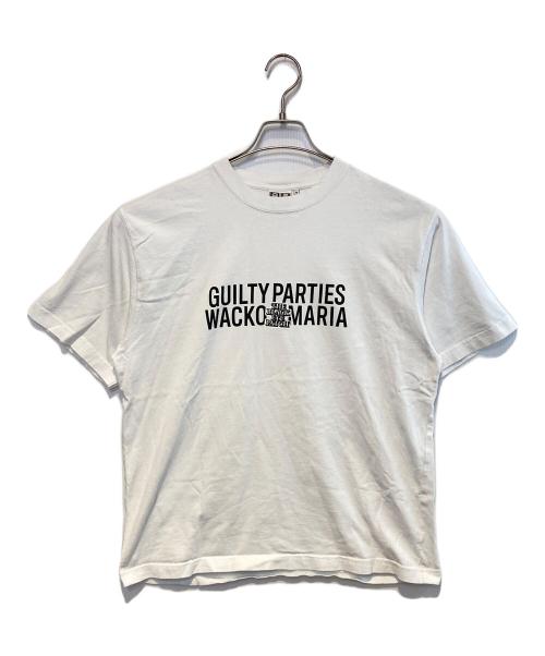 BlackEyePatch（ブラックアイパッチ）BlackEyePatch (ブラックアイパッチ) WACKO MARIA (ワコマリア) ロゴプリントTシャツ ホワイト サイズ:Ｍの古着・服飾アイテム