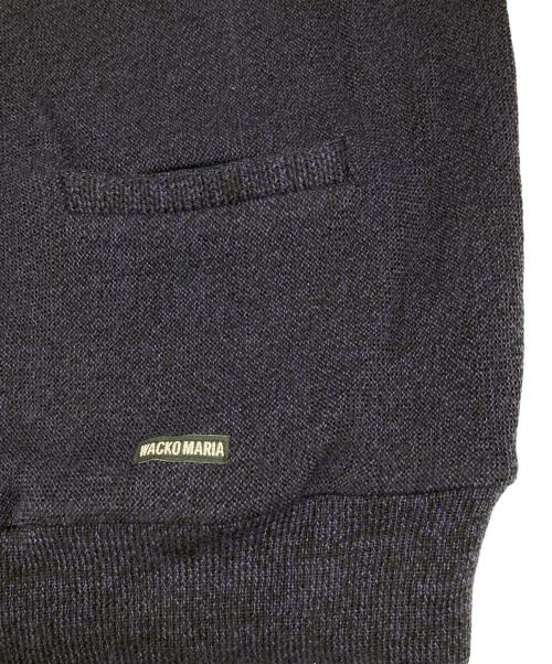 WACKO MARIA（ワコマリア）WACKO MARIA (ワコマリア) クラシックニットカーディガン パープル サイズ:Lの古着・服飾アイテム