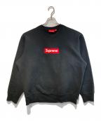 SUPREMEシュプリーム）の古着「ボックスロゴクルーネックスウェット」｜ブラック