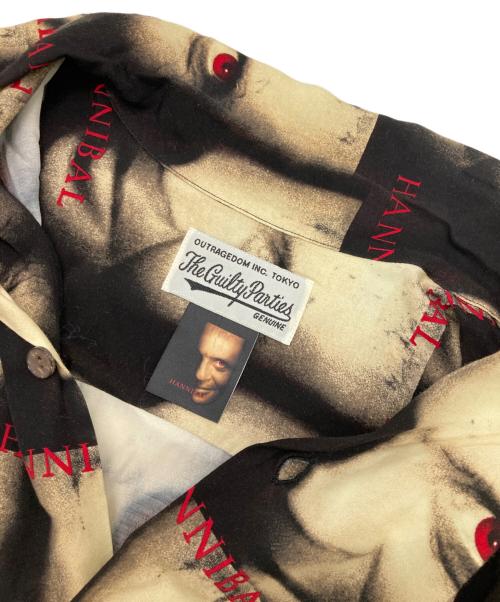 WACKO MARIA（ワコマリア）WACKO MARIA (ワコマリア) ハンニバル L/S ハワイアンシャツ ブラック サイズ:Ｍの古着・服飾アイテム
