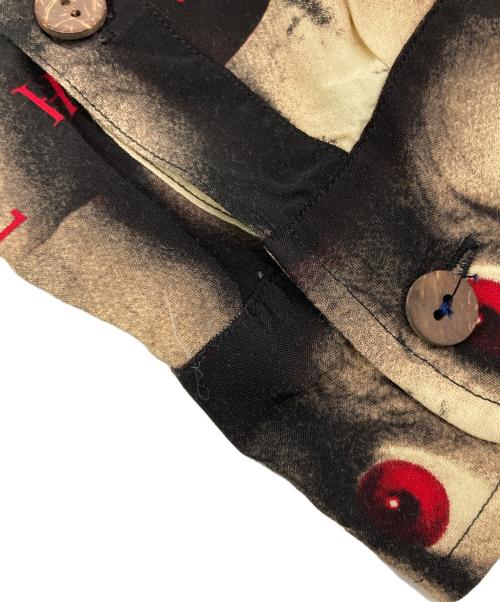 WACKO MARIA（ワコマリア）WACKO MARIA (ワコマリア) ハンニバル L/S ハワイアンシャツ ブラック サイズ:Ｍの古着・服飾アイテム