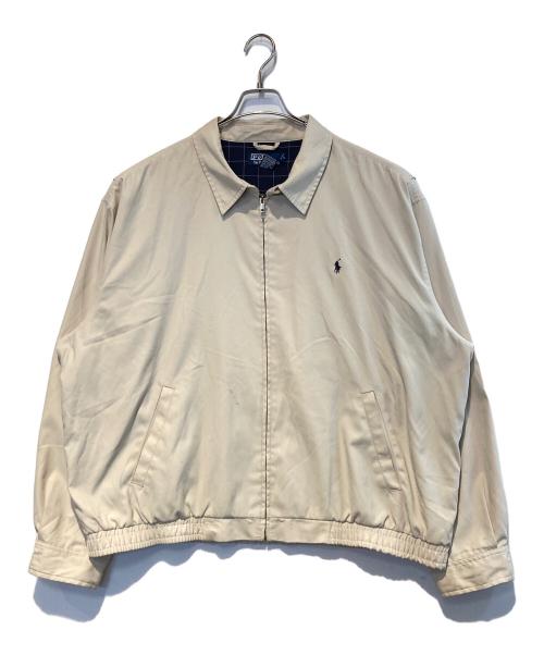 POLO RALPH LAUREN（ポロ・ラルフローレン）POLO RALPH LAUREN (ポロ・ラルフローレン) ［古着］スイングトップ ベージュ サイズ:XLの古着・服飾アイテム
