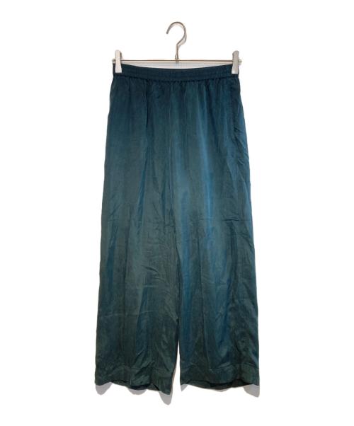 FRAMeWORK（フレームワーク）FRAMeWORK (フレームワーク) キュプラTブラウス + シルキーパンツセットアップ ネイビー サイズ:トップスFree ボトムス38 未使用品の古着・服飾アイテム