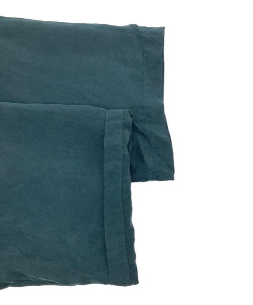 FRAMeWORK（フレームワーク）FRAMeWORK (フレームワーク) キュプラTブラウス + シルキーパンツセットアップ ネイビー サイズ:トップスFree ボトムス38 未使用品の古着・服飾アイテム