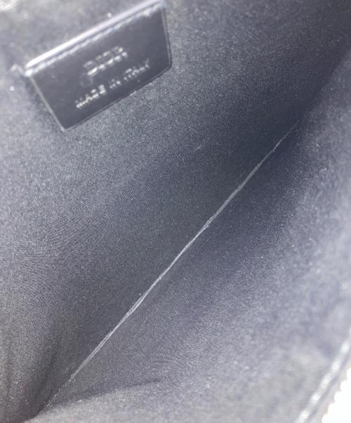 Christian Dior（クリスチャン ディオール）Christian Dior (クリスチャン ディオール) レザー インビテーションポーチ ブラック サイズ:下記参照　の古着・服飾アイテム