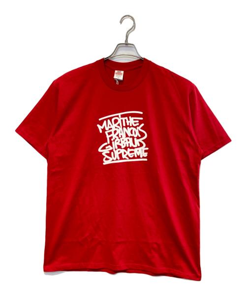 SUPREME（シュプリーム）SUPREME (シュプリーム) MARITHE+FRANCOIS GIRBAUD (マリテフランソワジルボー) コラボT レッド サイズ:XL 未使用品の古着・服飾アイテム