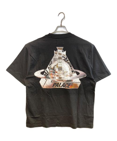 PALACE（パレス）PALACE (パレス) Vivienne Westwood (ヴィヴィアンウエストウッド) オーブTシャツ ブラック サイズ:XLの古着・服飾アイテム