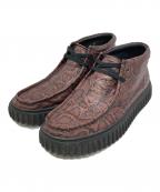 CLARKS×Martin Roseクラークス×マーティンローズ）の古着「コラボワラビーブーツ」｜ブラウン