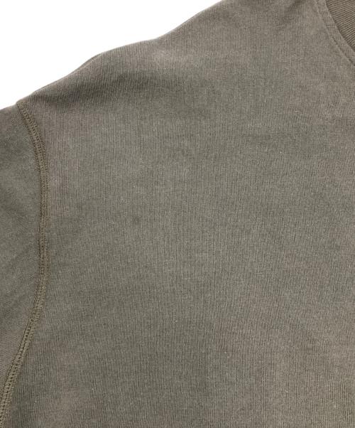 HUMAN MADE（ヒューマンメイド）HUMAN MADE (ヒューマンメイド) バックロゴヘンリーネックカットソー オリーブ サイズ:XLの古着・服飾アイテム