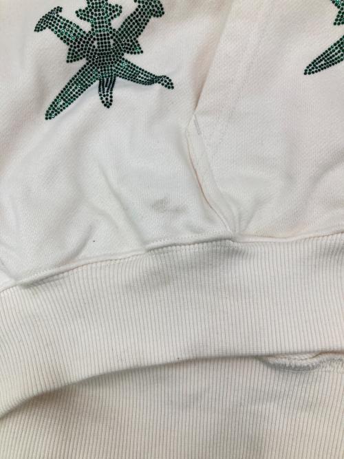 unknown（アンノウン）unknown (アンノウン) ラインストーン パーカー アイボリー サイズ:XLの古着・服飾アイテム