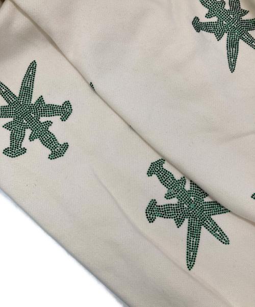 unknown（アンノウン）unknown (アンノウン) ラインストーン パーカー アイボリー サイズ:XLの古着・服飾アイテム