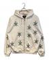 unknown（アンノウン）の古着「ラインストーン パーカー」｜アイボリー