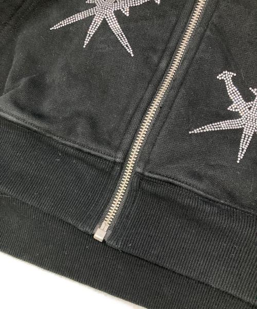 unknown（アンノウン）unknown (アンノウン) ラインストーン パーカー ブラック サイズ:XLの古着・服飾アイテム