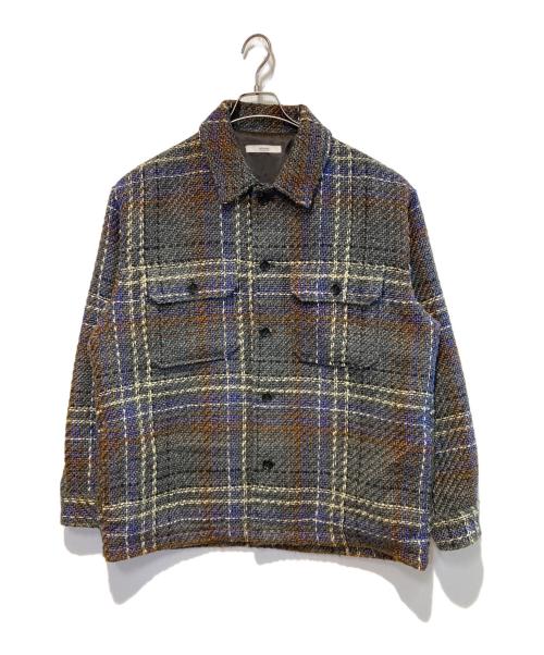 JOURNAL STANDARD relume（ジャーナルスタンダード レリューム）JOURNAL STANDARD relume (ジャーナルスタンダード レリューム) TECH チェックツイードCPO グレー サイズ:Lの古着・服飾アイテム