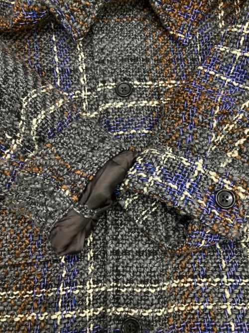 JOURNAL STANDARD relume（ジャーナルスタンダード レリューム）JOURNAL STANDARD relume (ジャーナルスタンダード レリューム) TECH チェックツイードCPO グレー サイズ:Lの古着・服飾アイテム