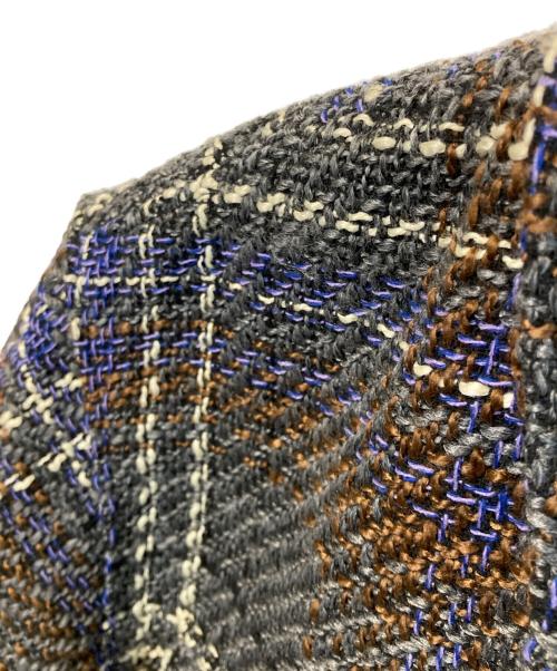 JOURNAL STANDARD relume（ジャーナルスタンダード レリューム）JOURNAL STANDARD relume (ジャーナルスタンダード レリューム) TECH チェックツイードCPO グレー サイズ:Lの古着・服飾アイテム