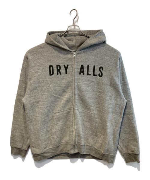 HUMAN MADE（ヒューマンメイド）HUMAN MADE (ヒューマンメイド) DRY ALLSジップパーカー グレー サイズ:XXLの古着・服飾アイテム