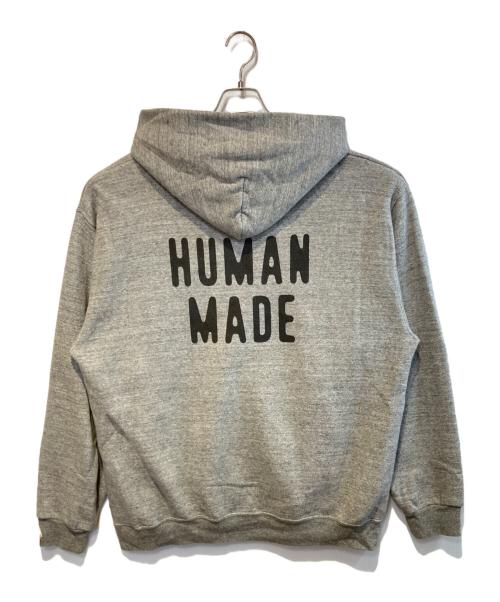 HUMAN MADE（ヒューマンメイド）HUMAN MADE (ヒューマンメイド) DRY ALLSジップパーカー グレー サイズ:XXLの古着・服飾アイテム