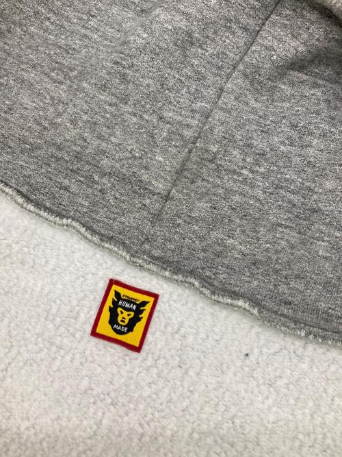 HUMAN MADE（ヒューマンメイド）HUMAN MADE (ヒューマンメイド) DRY ALLSジップパーカー グレー サイズ:XXLの古着・服飾アイテム