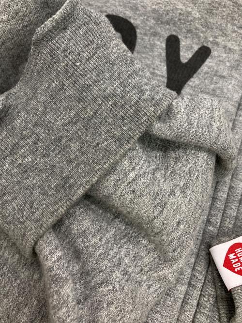 HUMAN MADE（ヒューマンメイド）HUMAN MADE (ヒューマンメイド) DRY ALLSジップパーカー グレー サイズ:XXLの古着・服飾アイテム