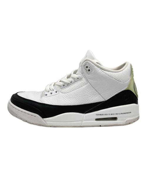 NIKE（ナイキ）NIKE (ナイキ) FRAGMENT DESIGN (フラグメントデザイン) AIR JORDAN 3 RETRO SP ホワイト サイズ:US10.5の古着・服飾アイテム