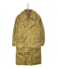 BLUE BLUE（ブルーブルー）の古着「ジャーマンクロスモーターサイクルコート」｜オリーブ