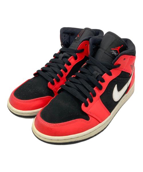 NIKE（ナイキ）NIKE (ナイキ) エアジョーダン1ミッド ピンク×ブラック サイズ:26cmの古着・服飾アイテム